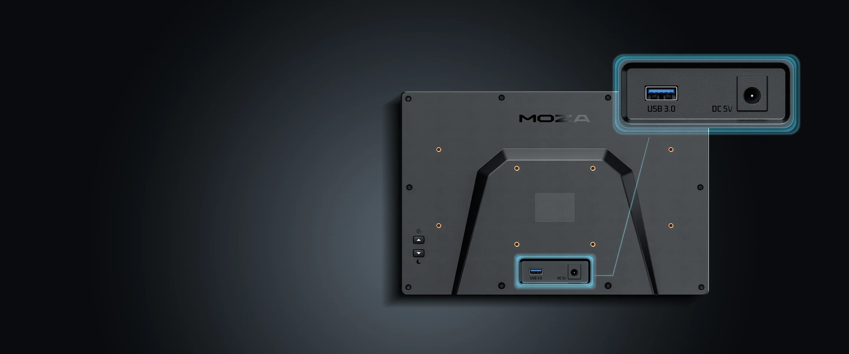 Panel Nawigacyjny Moza MGX1000 - spos&oacute;b podłączenia